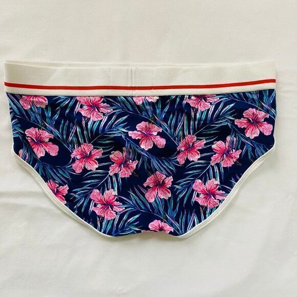 Mosmann Mens Brief Floral Tropical Underwear S M - Picture 3 of 3